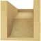 Ekena Millwork 6"W x 12"D x 6"H Wide Crestline Rough Cedar Woodgrain TimberThane Corbel, Primed Tan CORUR06X12X06CRERCPR - alternate 6